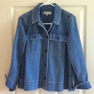 Madewell denim swing chore jacket